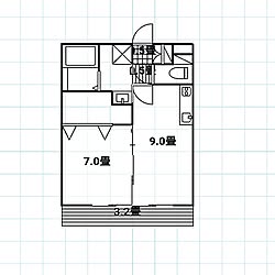 部屋全体/賃貸アパート/間取り図/1LDKのインテリア実例 - 2017-02-12 22:00:02