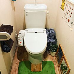 バス/トイレ/トイレットペーパーカバー/ペーパーナプキン/賃貸DIY/1K...などのインテリア実例 - 2016-12-17 13:00:24