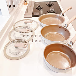 キッチン/フライパン/evercook/evercook フライパン/マンションリノベーション...などのインテリア実例 - 2024-01-04 21:46:51