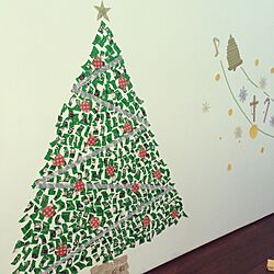 壁/天井/クリスマス/マスキングテープのインテリア実例 - 2014-12-14 19:19:19