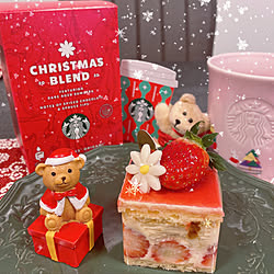 スタバ/おすすめ商品/クリスマスディスプレイ/クリスマス/スターバックス マグ...などのインテリア実例 - 2022-11-20 14:04:56