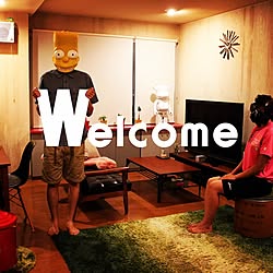 部屋全体/カリモク60/メンズ部屋/ソファーのインテリア実例 - 2014-08-19 22:49:37