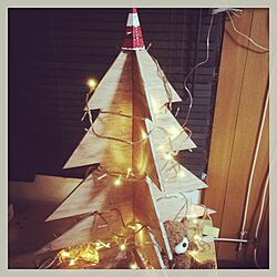 リビング/クリスマス/クリスマスツリー/DIY/手作り...などのインテリア実例 - 2015-12-18 11:52:59