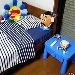 ベッド周り/IKEA/新居/無印良品のインテリア実例 - 2013-08-21 16:39:12