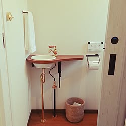 バス/トイレ/Myhome/トイレ/toilet /真鍮...などのインテリア実例 - 2016-02-02 00:43:02