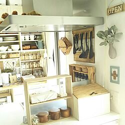 DIY棚/ミーツ/ダイソー/キャンドゥ/natural kitchen &...などのインテリア実例 - 2017-06-15 08:16:09