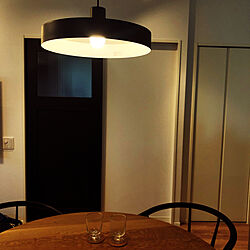 丸テーブル/凸ランプ　flame/RoomClipアンケート/IKEA/照明...などのインテリア実例 - 2021-09-08 20:16:42