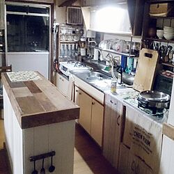 キッチン/団地/DIY/だってそれが…/食器棚DIY...などのインテリア実例 - 2016-08-15 20:52:11