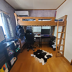 子供部屋/息子の部屋/息子部屋/中学生男子の部屋/ロフトベッド...などのインテリア実例 - 2023-08-25 15:40:53