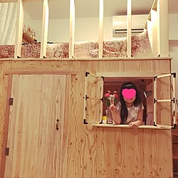 リビング/キッズ小屋/DIY/キッズハウス/ハンドメイドのインテリア実例 - 2017-03-05 21:18:33