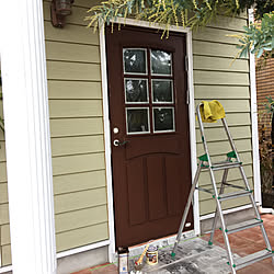 塗装/塗装ドア/DIY/スウェドア/スウェーデン木製断熱玄関ドア...などのインテリア実例 - 2019-12-21 10:32:20
