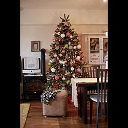 部屋全体/クリスマス/暖炉型ファンヒーター/クリスマスツリーのインテリア実例 - 2014-11-26 14:11:37
