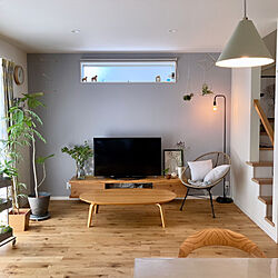 部屋全体/無垢材の床/シンプルが好き/観葉植物/IKEA...などのインテリア実例 - 2023-08-27 13:53:09