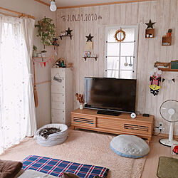 Daiso/窓枠DIY/こどもと暮らす。/DIY/CAINZ HOME...などのインテリア実例 - 2020-06-01 13:43:22