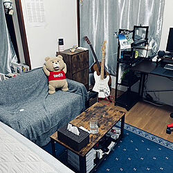 ギターのある部屋/IKEA/一人暮らし/ニトリ/賃貸...などのインテリア実例 - 2021-07-02 23:59:04