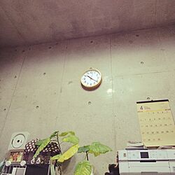 壁/天井/コンクリート打ちっ放し/無印良品のインテリア実例 - 2014-04-12 22:23:30