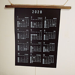 壁/天井/ＤＩＹ/手作り/セリア/カレンダー...などのインテリア実例 - 2020-01-02 15:10:04