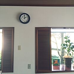 壁/天井/時計のある風景/時計/壁掛け時計/リビング...などのインテリア実例 - 2017-05-30 14:01:41