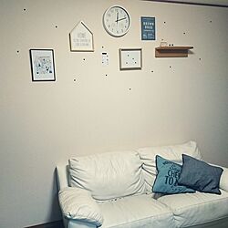 リビング/ニトリ/無印良品 壁に付けられる家具のインテリア実例 - 2017-01-23 00:10:03