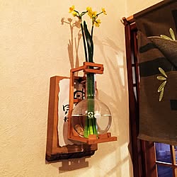 壁/天井/お花/花瓶/フラスコ/DIYのインテリア実例 - 2017-01-25 21:44:32