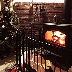 リビング/ウヰスキー/クリスマスツリー/暖炉/薪ストーブ...などのインテリア実例 - 2016-11-30 21:09:45