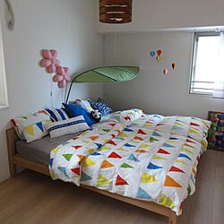 ベッド周り/IKEA/無印良品のインテリア実例 - 2015-02-01 12:31:40