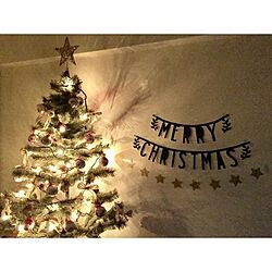 リビング/クリスマスインテリア/クリスマスディスプレイ/クリスマスツリー/クリスマス...などのインテリア実例 - 2016-12-04 17:07:45