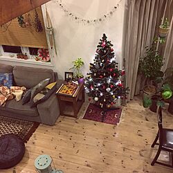 壁/天井/クリスマスツリー/クリスマス/ニトリ/植物のある暮らし...などのインテリア実例 - 2016-12-17 22:56:59