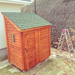 玄関/入り口/物置小屋/庭/DIY/ガーデニングのインテリア実例 - 2016-08-01 15:59:12