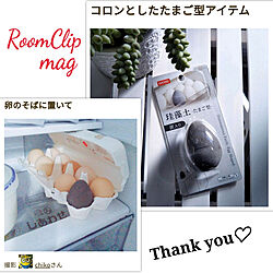 RoomClip mag 掲載/ありがとうございます♡/ダイソーたまご型珪藻土/RCの出会いに感謝♡/フォロワーさんに感謝♡...などのインテリア実例 - 2019-11-28 23:00:25