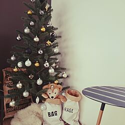 リビング/IKEA/クリスマスツリー/キャンドゥ/ペーパーバッグのインテリア実例 - 2016-12-01 12:46:47