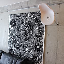 部屋全体/イームズサイドシェル/hermanmiller/旦那様のセンス/マリメッコ タペストリー...などのインテリア実例 - 2015-05-17 22:05:45