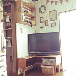 部屋全体/DIY/テレビ台DIY/北欧/ヴィンテージテイスト...などのインテリア実例 - 2014-05-05 11:39:52