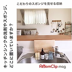 キッチン/木のまな板/無印良品/ネコスポンジ/キッチンカウンター...などのインテリア実例 - 2016-09-24 20:40:04