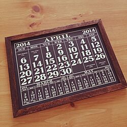 部屋全体/Basket/カレンダーのインテリア実例 - 2014-04-05 15:35:42