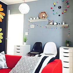 机/DIY/IKEA/壁紙屋本舗/インスタ→pop._.smile...などのインテリア実例 - 2015-07-14 09:19:45