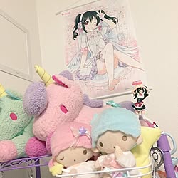 棚/ゆめかわいい/おたく部屋/オタク部♡/ゆめかわいいを目指してます…...などのインテリア実例 - 2016-05-14 16:03:13