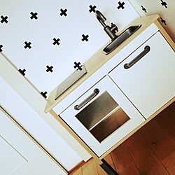 部屋全体/子供部屋/和室を洋室に /IKEA/おままごとキッチンのインテリア実例 - 2016-02-14 12:00:06