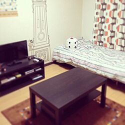 部屋全体/一人暮らし/IKEA/ニトリのインテリア実例 - 2017-01-31 17:09:19
