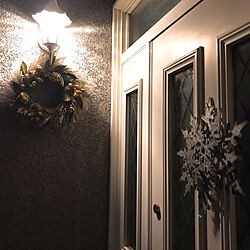 玄関/入り口/クリスマス/すっきり暮らしたいのインテリア実例 - 2018-12-23 20:13:08