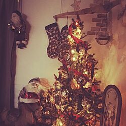 リビング/christmas tree/Christmas/エアープランツ/サンタクロース...などのインテリア実例 - 2016-11-11 21:35:59