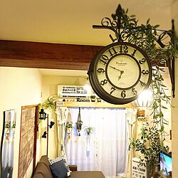 両面時計♡/IKEA/時計/swaro109さん♡/nanakoさんのプラハン♡...などのインテリア実例 - 2017-05-12 18:56:50