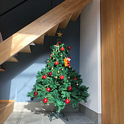 クリスマス/こどもと暮らす/木のぬくもり/アクセントクロス ブルーグレー/ストレート階段...などのインテリア実例 - 2020-12-27 13:24:55