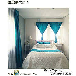 ベッド周り/海外インテリア/海外のカラーセンスに憧れる/IKEA/フレンチシック...などのインテリア実例 - 2018-01-09 21:01:00