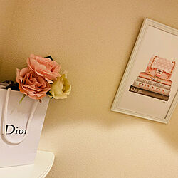ピンク×ホワイト/ピンク/インテリアポスター/CHANEL/Dior...などのインテリア実例 - 2020-01-09 14:49:50