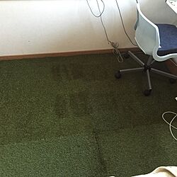 部屋全体/人工芝生をひいてみたのインテリア実例 - 2016-07-22 22:51:32