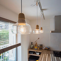 コルク/LED電球/LEDライト/IKEAの照明/キッチンのインテリア実例 - 2021-01-15 02:19:31