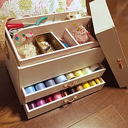 使い易いです(=´∀｀)人(´∀｀=)/ソーイングセット/作りました/DIY/おきにいり♡...などのインテリア実例 - 2015-07-25 23:34:09