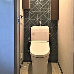 トイレクロス/トイレのクロス/トイレの収納/トイレの棚/トイレインテリア...などのインテリア実例 - 2022-04-03 15:52:30