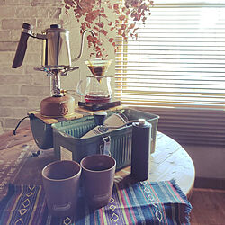部屋全体/コーヒーサーバー/DIY/コーヒーのある暮らし/コーヒーミル...などのインテリア実例 - 2022-11-09 01:47:10